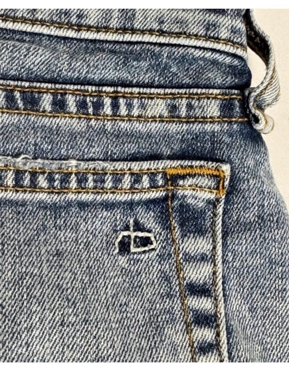 Rag & Bone DRE Low Rise Denim Shorts in Stella